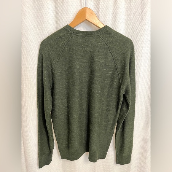 GAP Slub Cotton Raglan Crewneck Sweater - Picture 2 of 3